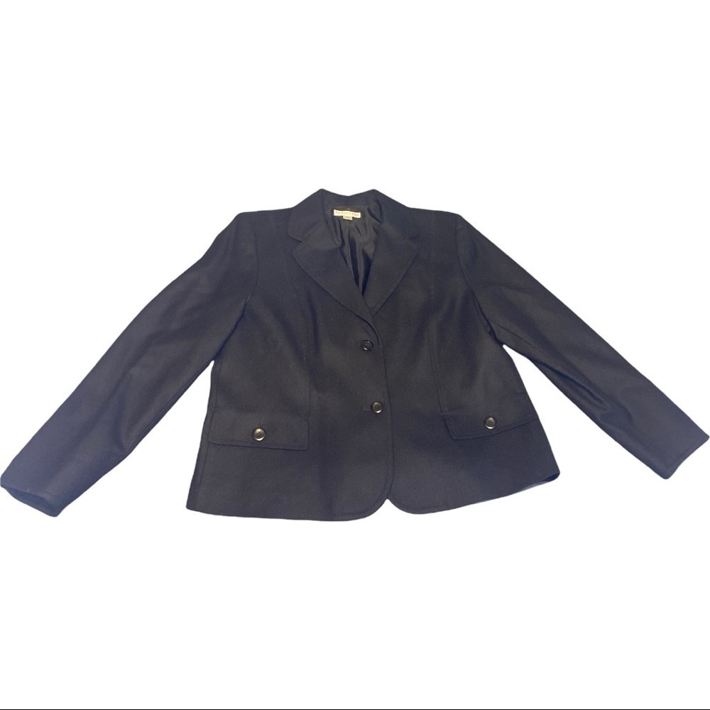 Pendleton Women’s Black Virgin Wool Blazer Size 18